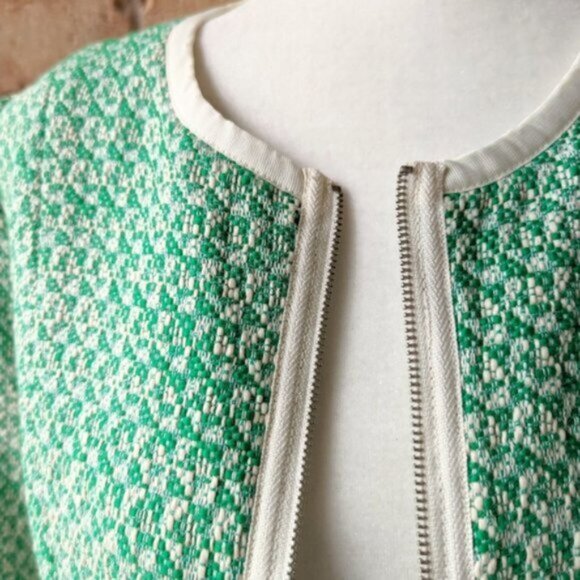 CAbi tweed front zip jacket - Picture 3 of 6